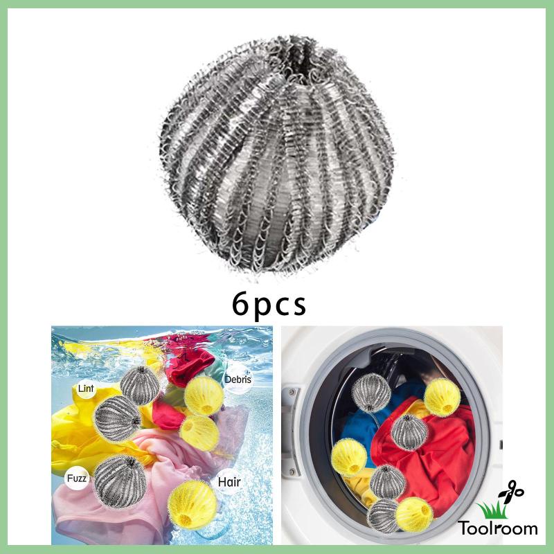 Set 6 Quả Bóng Làm Khô Quần Áo Cho Thú Cưng