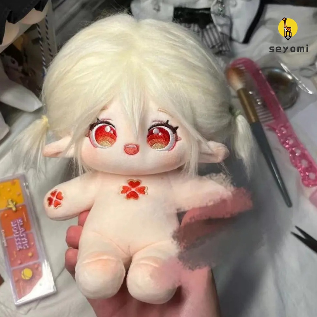 Búp Bê Nhồi Bông Hình Nhân Vật Hoạt Hình Genshin Va Chạm Klee Plushie Dễ Thương 20cm