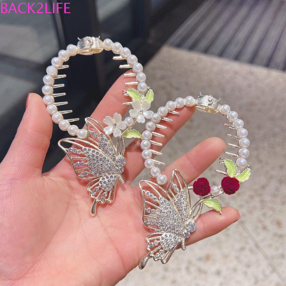 BACK2LIFE Kẹp Tóc Hình Hoa Nhỏ Xinh Xắn Sáng Tạo Cho Nữ