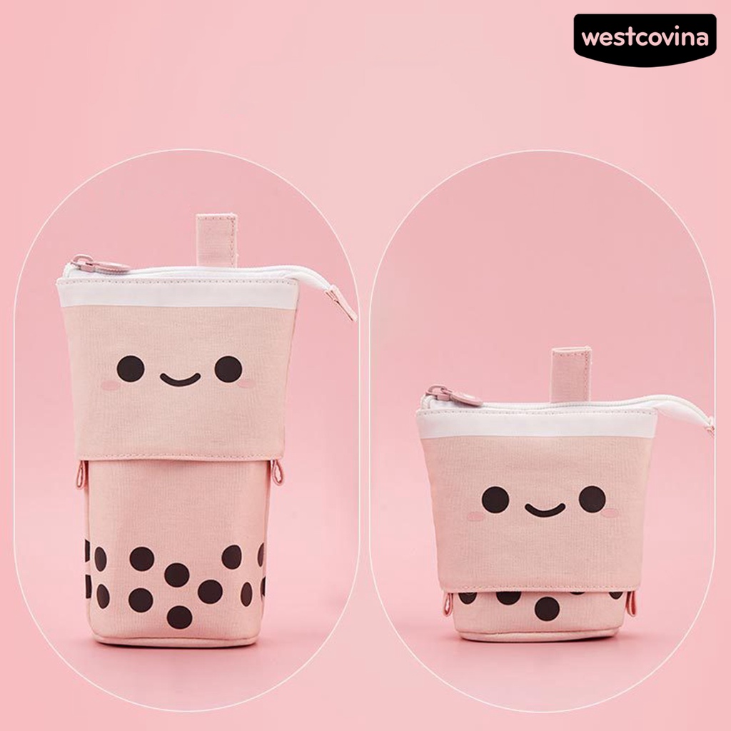 [WSTN]✎Túi Đựng Bút Bằng Vải Canvas Họa Tiết Hoạt Hình Dễ Thương
