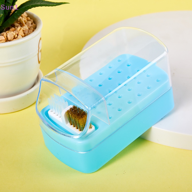 Giá Đỡ Mũi Khoan Acrylic Trong Suốt 30 Lỗ Chống Bụi Tiện Dụng