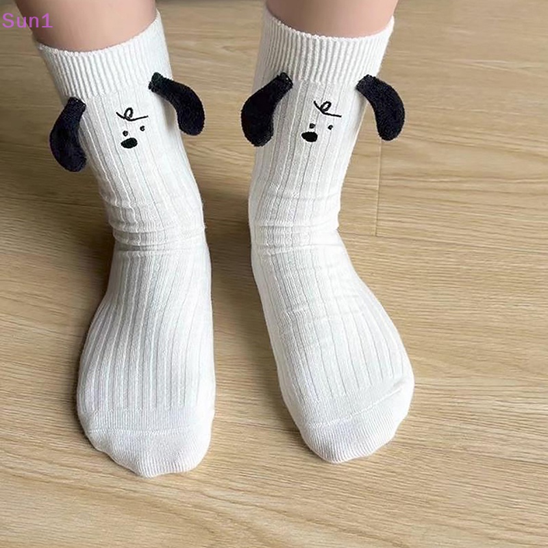 Vớ Dệt Kim Hình Cún Bông 3D Dễ Thương Vui Nhộn Thời Trang Đường Phố Mới Cho Cặp Đôi well