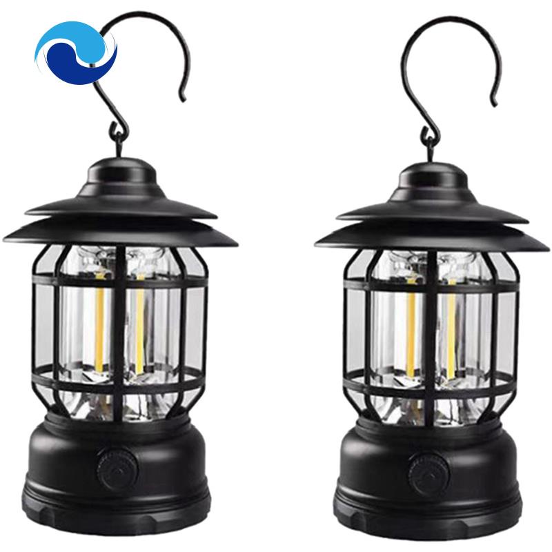 Đèn Cắm Trại Phong Cách Vintage Tiện Lợi Dễ Sử Dụng