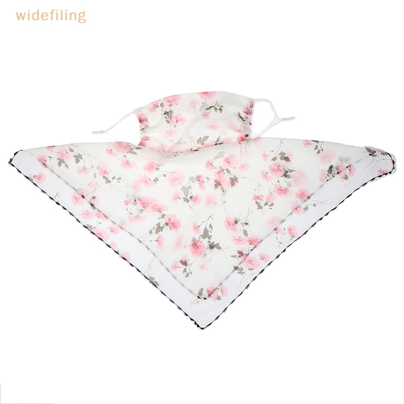 Khăn Choàng Cổ Kiêm Khẩu Trang Chống Nắng Bằng Lụa Khẩu Trang Chiffon Che Phủ Mũi / Miệng Chống Tia UV Khi Đi Ra Ngoài
