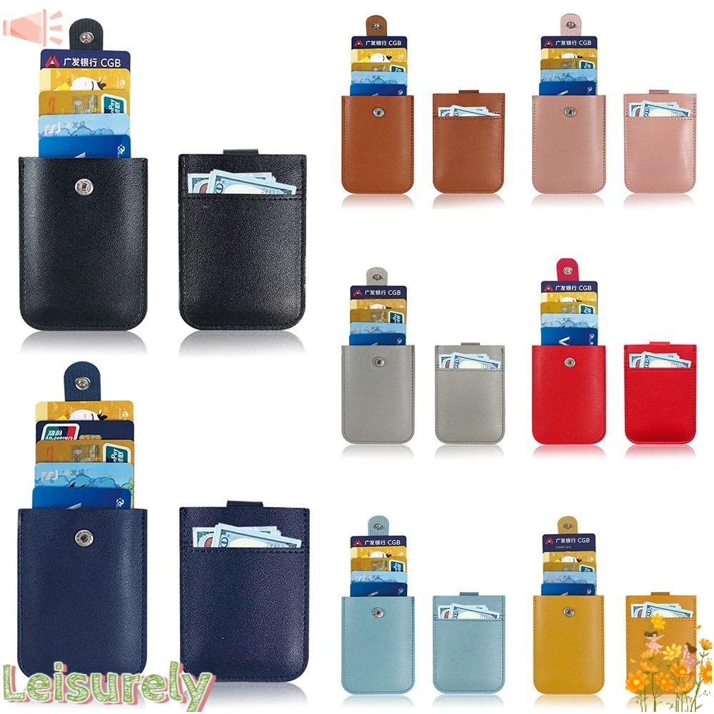 LEILY Ốp Lưng Điện Thoại Kiêm Ví Đựng Thẻ Chống Trộm Dành Cho Nam Và Nữ