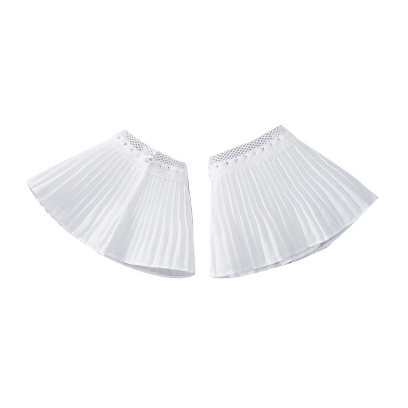 Găng Cánh Tay Màu Trắng Phối Ren Hoa Co Giãn Thời Trang Cho Nữ