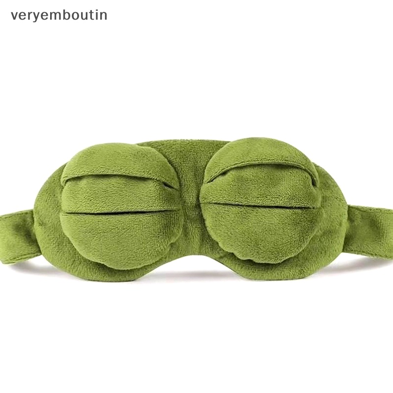 In Sad Băng Đô Che Mắt Ngủ Họa Tiết Chú Ếch Vui Nhộn Dễ Thương Vui Nhộn Dùng Khi Rửa Mặt