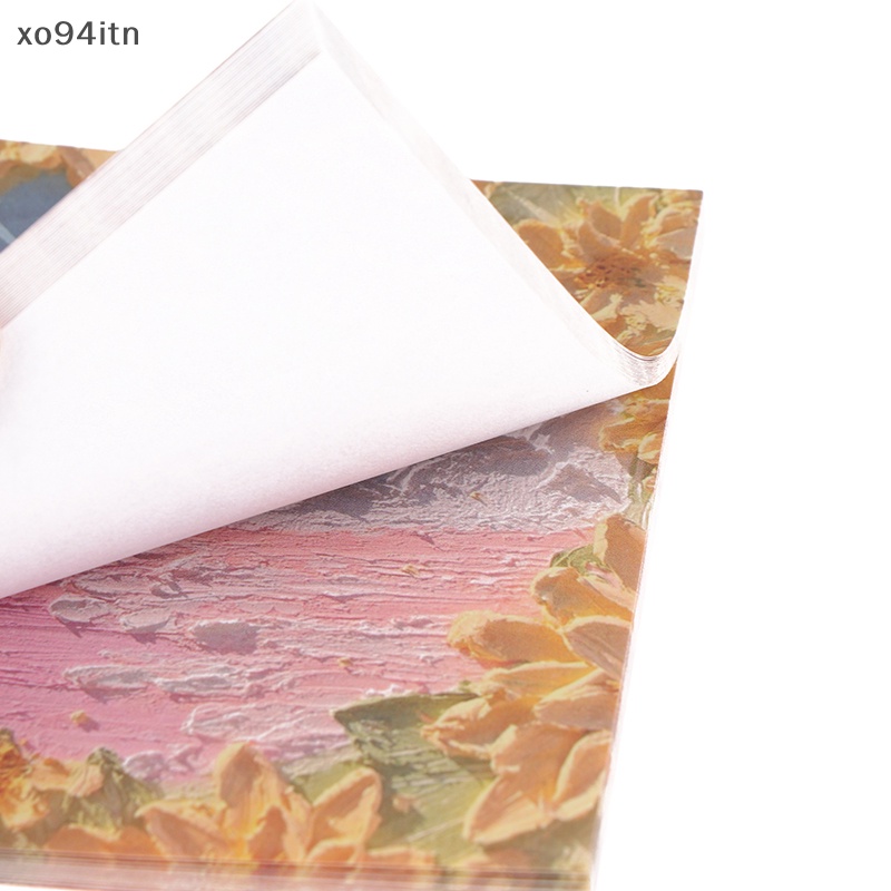 Tn Giấy Ghi Chú Nhỏ Nhắn Tự Làm Không Dính Phong Cách Đồng Quê Tươi Mới