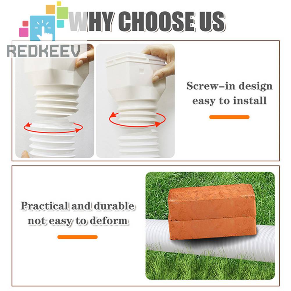 Ống Thoát Nước Nối Dài Linh Hoạt Tiện Dụng Cho Bồn Nước Mưa