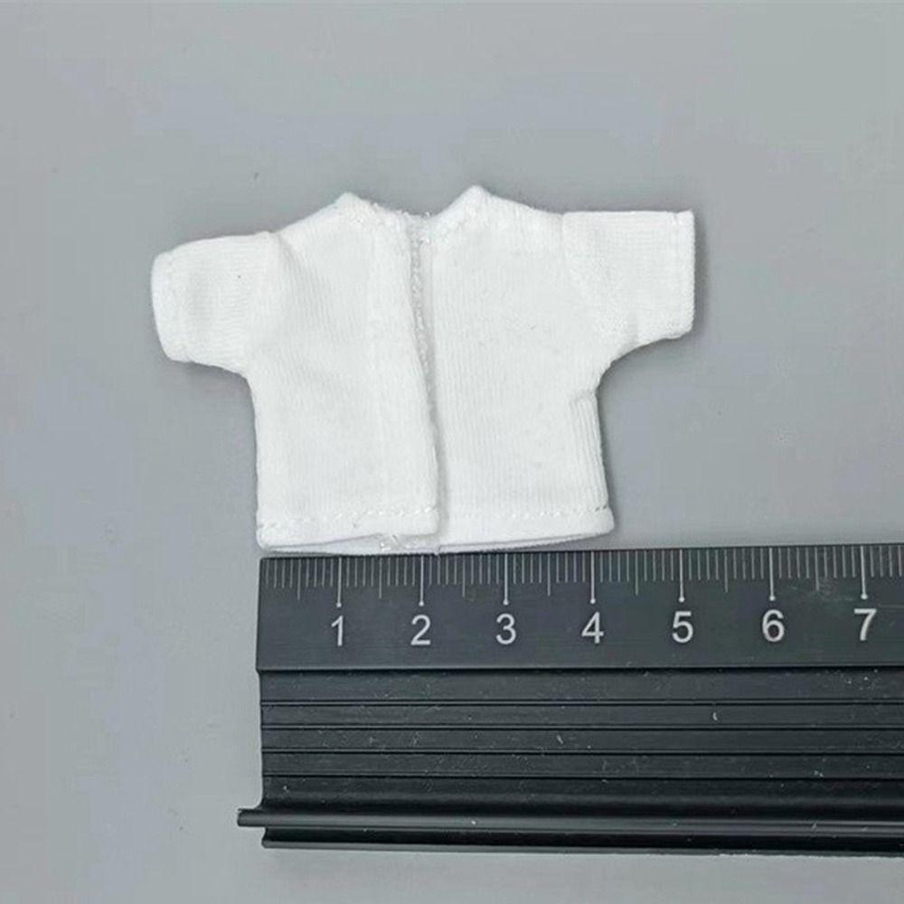 LAYOR1 Bộ Áo Thun + Quần Denim Thời Trang Chất Lượng Cao Cho Búp Bê Tỉ Lệ 1 / 12