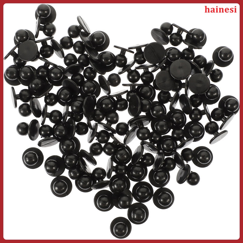 Set 100 Nút Nhựa Mini Đính Ngọc Trai Trang Trí Quần Áo Đầu Bếp