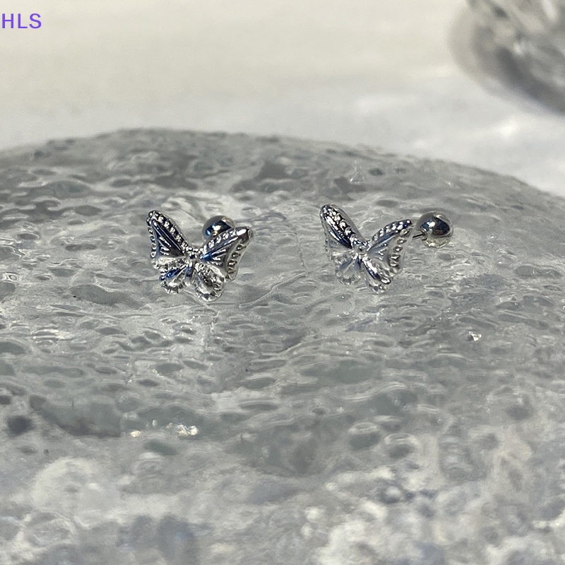 1 Đôi Khuyên Tai Hình Bướm Xoắn Ốc Dành Cho Nữ