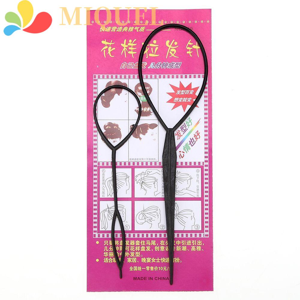 MIQUEL Bộ Dụng Cụ Hỗ Trợ Tạo Kiểu Tóc Đuôi Ngựa DIY Tại Nhà
