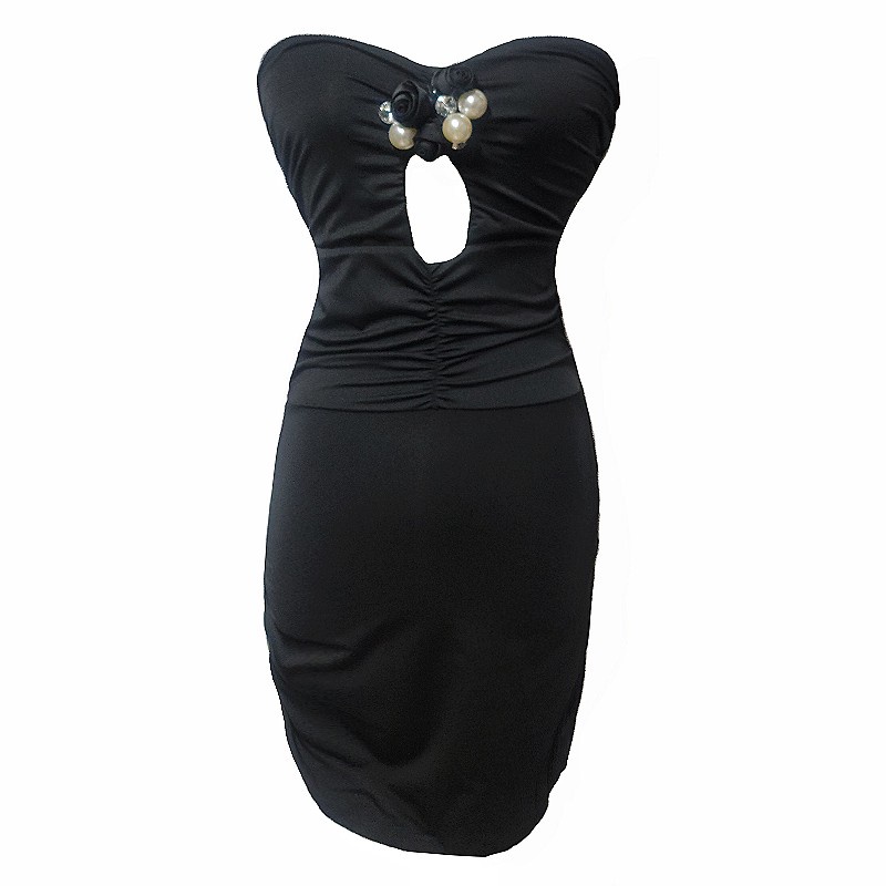 ~ ~ Đầm Ôm Dáng Vừa Vặn Không Tay Khoét Rỗng Gợi Cảm Phong Cách Âu Mỹ Cho Nữ