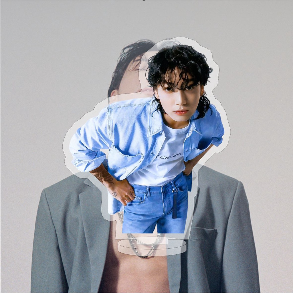 Album Ảnh Hai Mặt Acrylic Hình Jung Kook Nhóm Nhạc Kpop Bangtan Boys