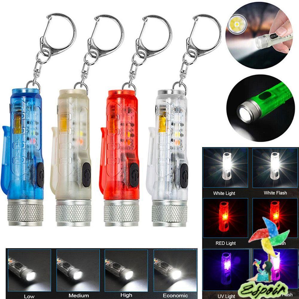 ESPO Móc Khóa Đèn Pin LED Mini Bỏ Túi