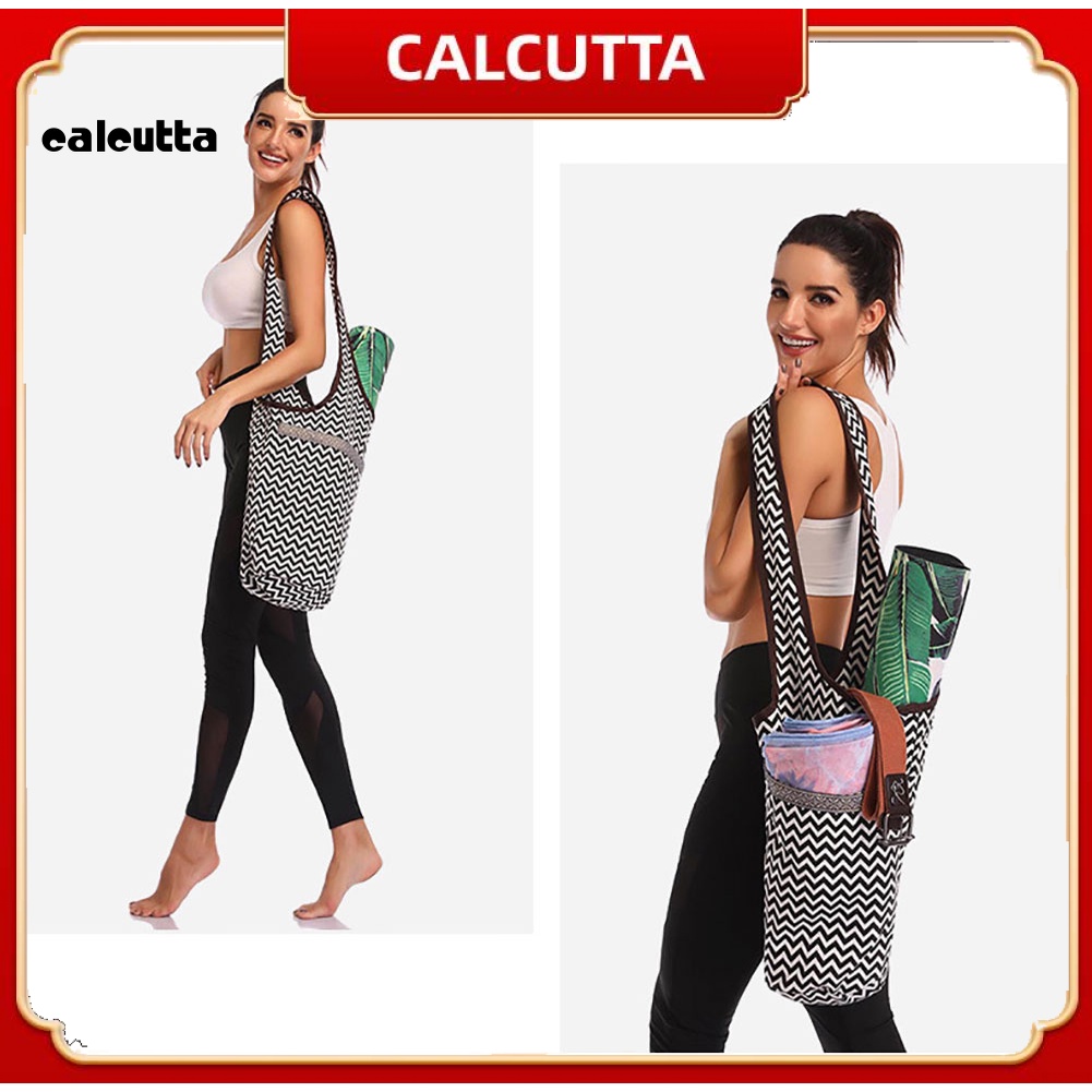 Túi Canvas Đeo Vai Đựng Thảm Tập Yoga Thời Trang