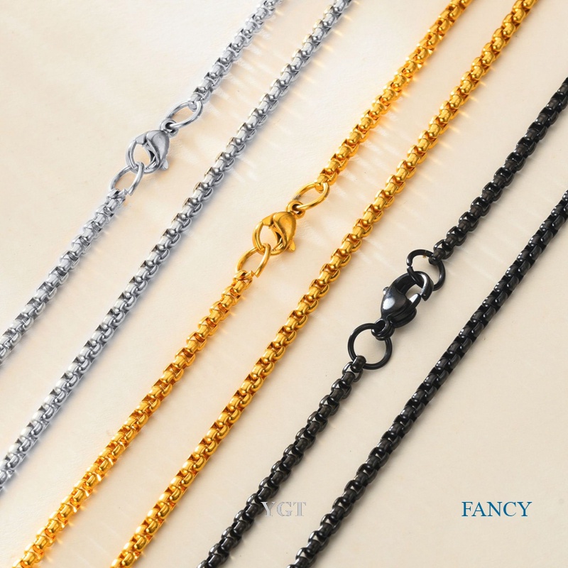 Ygt 1 Vòng cổ Thép Không Gỉ Cho Nam Và Nữ