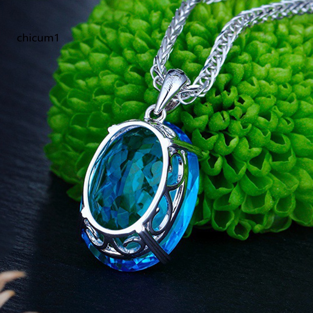 Vòng cổ Hợp Kim Đính Đá Đơn Giản Thanh Lịch