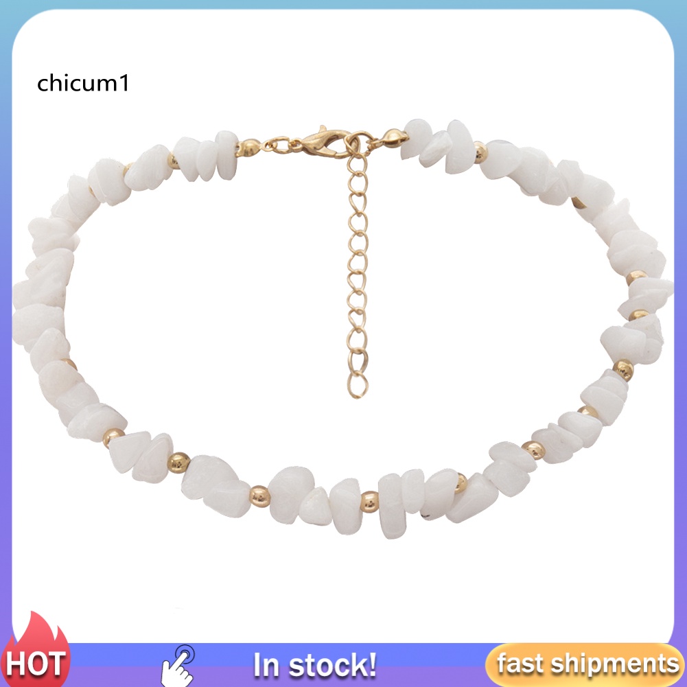 Vòng cổ Hợp Kim Đính Đá Phong Cách Bohemian Cho Nữ