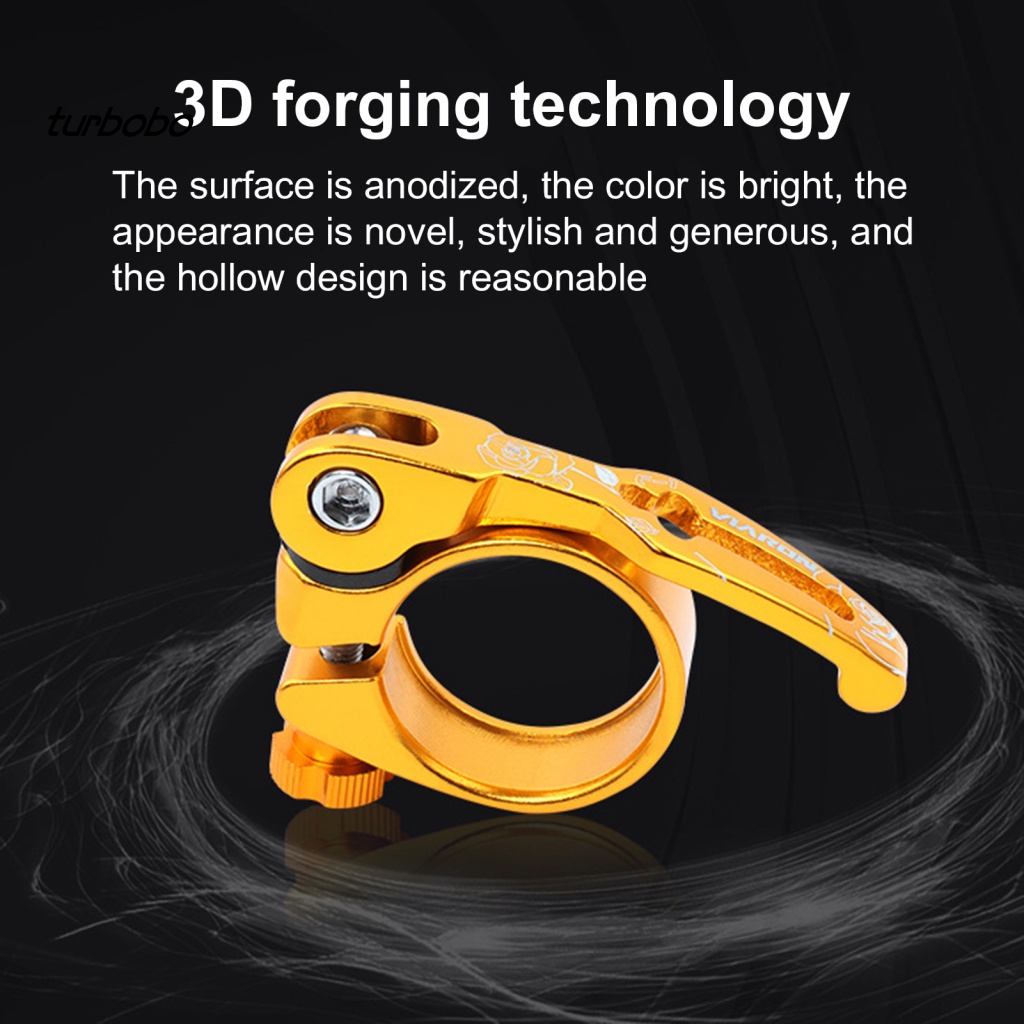 Turbobo Kẹp Điều Chỉnh Yên Xe Đạp Leo Núi Bằng Hợp Kim Nhôm Chống Rơi Tháo Gỡ Nhanh