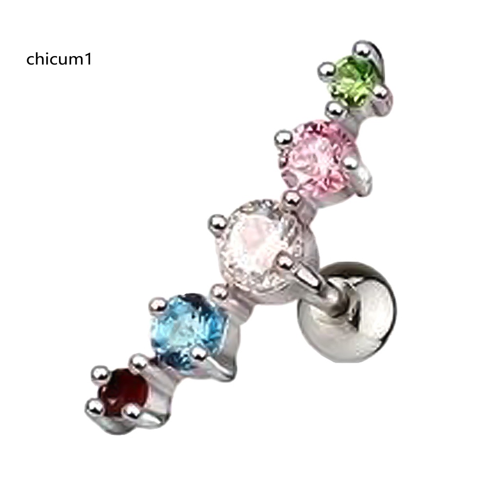 1 Khuyên Vành Tai Đính Đá Thời Trang