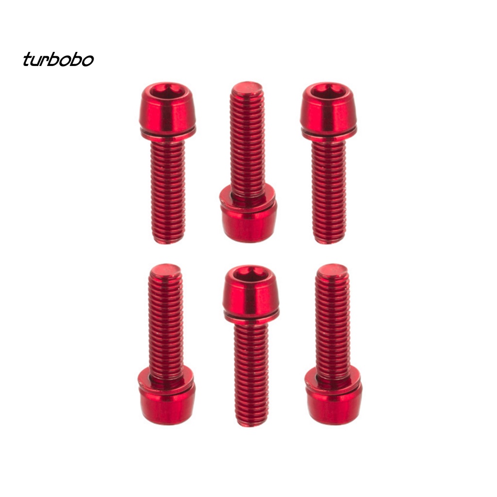 Set 6 Ốc Vít M5x18mm Bằng Thép Chống Biến Dạng Cho Xe Đạp Leo Núi