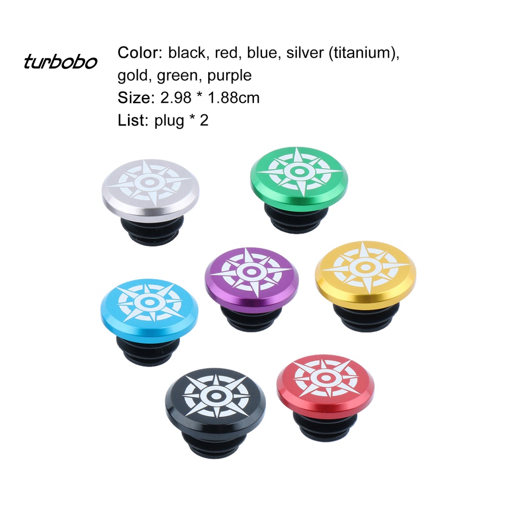 1 Cặp Nút Gắn Tay Lái Xe Đạp Chống Mòn Giảm Xóc Chất Lượng Cao