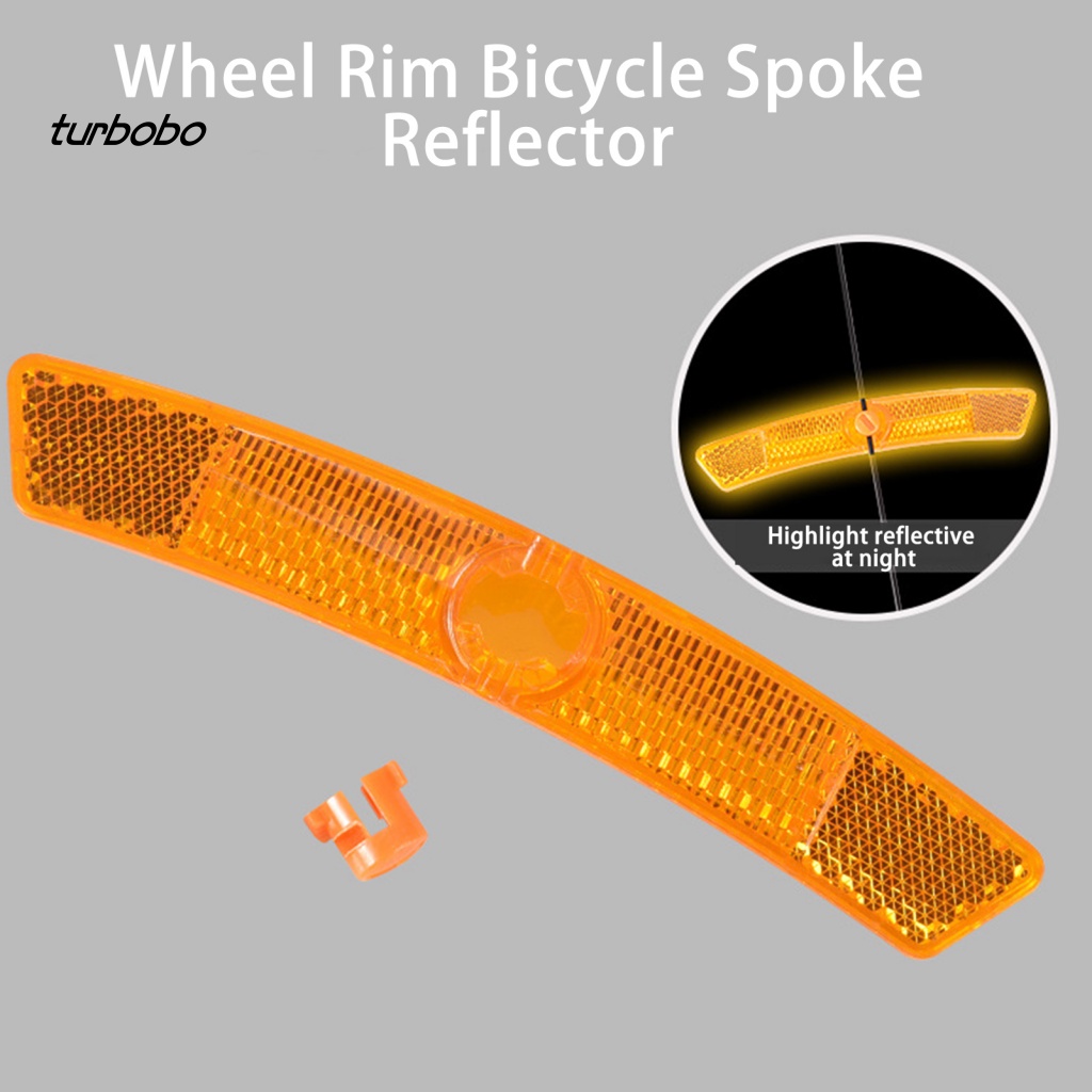 1 Bộ Ống Phản Quang Gắn Căm Xe Đạp Xoay 170 Độ