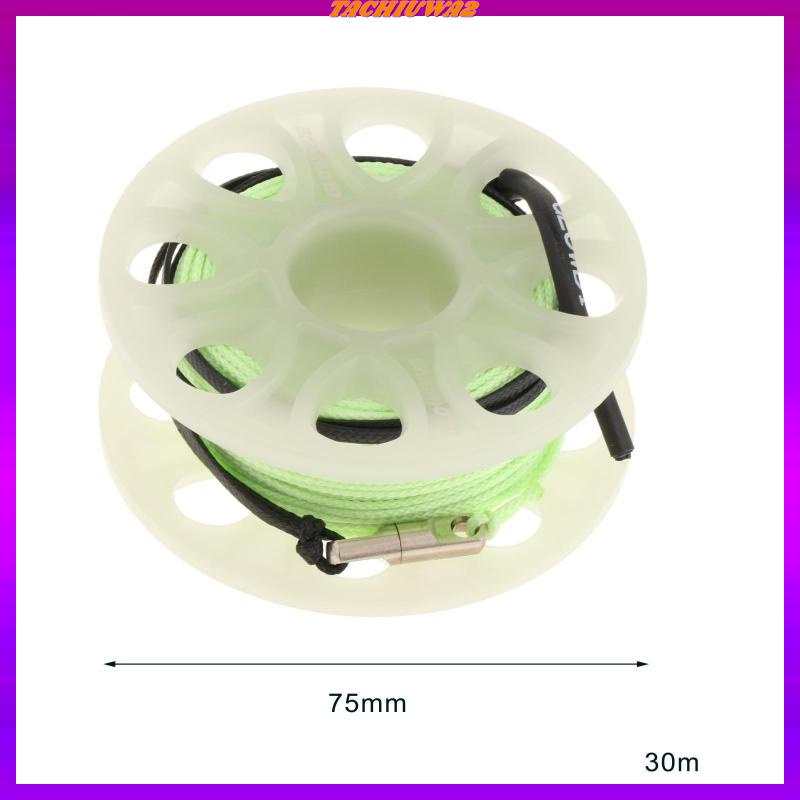 Cuộn Dây Lặn Có Móc Hai Đầu Bằng Thép Không Gỉ 30M / 100ft