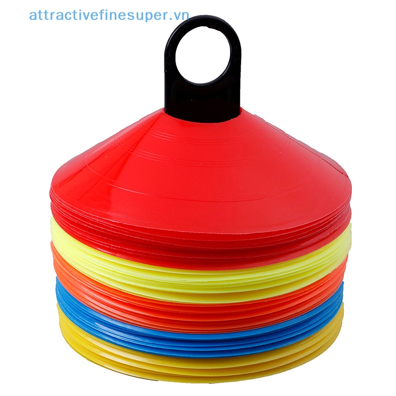 Set 10 Đĩa Đánh Dấu Hình Nón Dùng Trong Luyện Tập Đá Banh