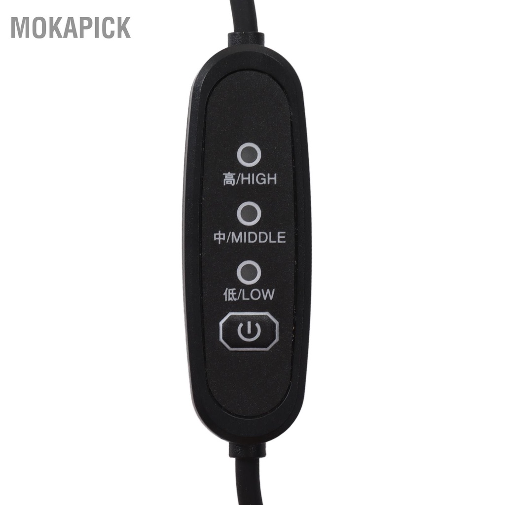 Mokapick Quạt Làm Mát Mùa Hè Áo Vest USB Có Thể Tháo Rời Trắng Điều Hòa Không Khí Vườn