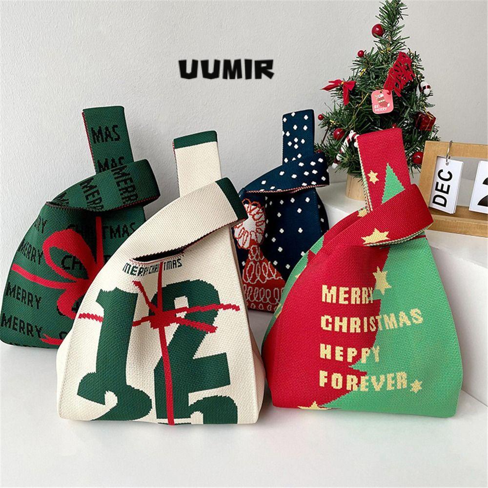 UUMIR Túi Xách Đan Len Thủ Công Thắt Nút Dễ Thương Cho Bạn Gái