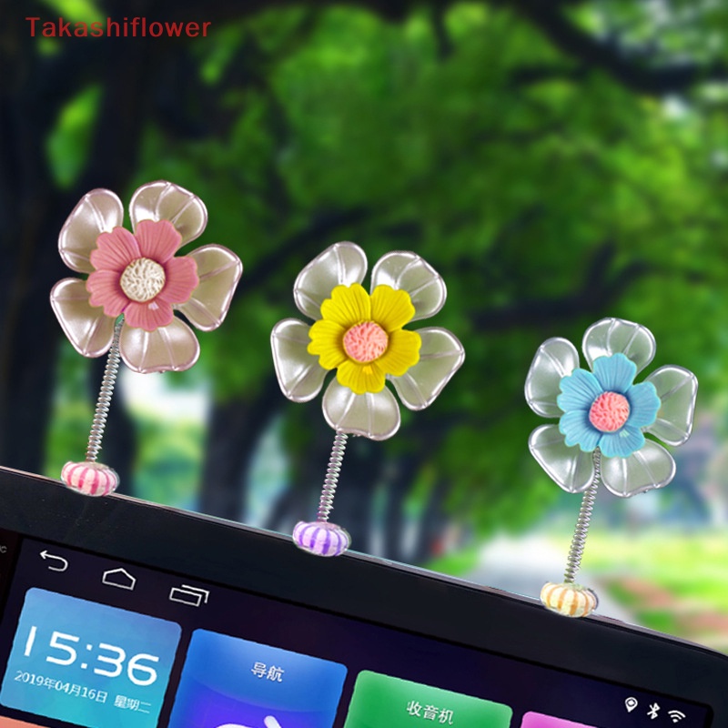 [TakashiflowerV] Hoa Lắc Đầu Mini Trang Trí Nội Thất Xe Hơi