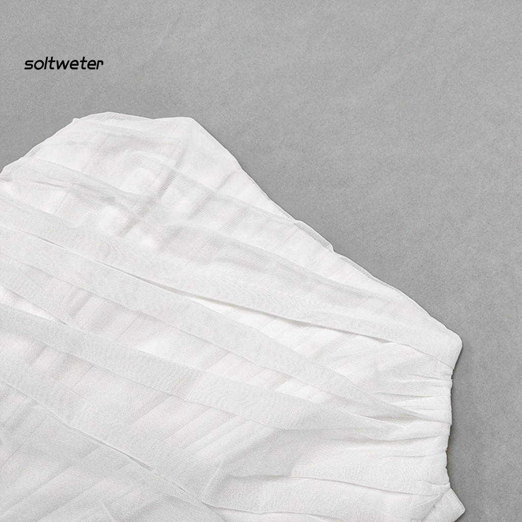 Áo Croptop Sát Nách Phối Lưới Phong Cách Quyến Rũ