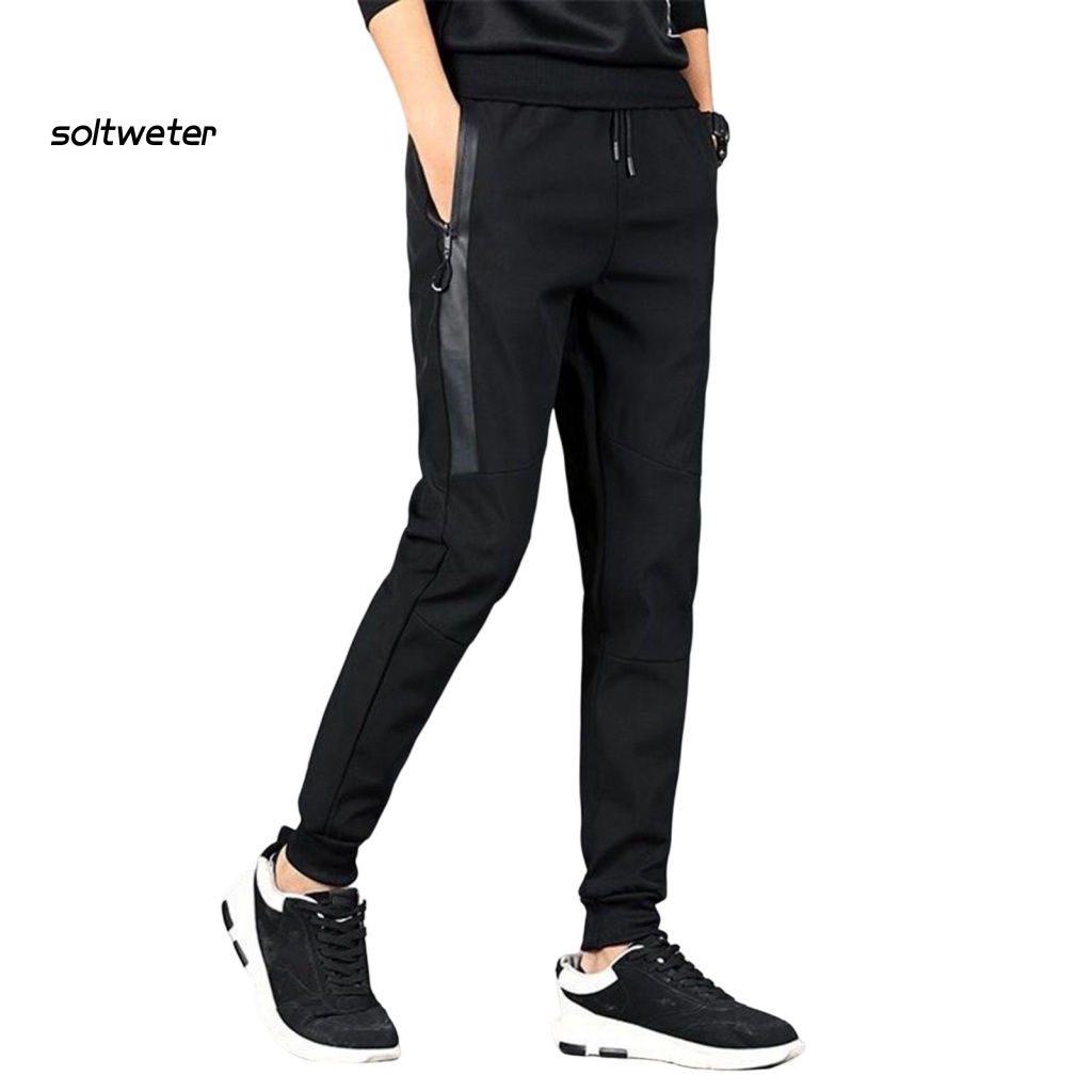 Quần Dài Lưng Thun Rút Dây Màu Sắc Đơn Giản Thời Trang Mùa Xuân Cho Nam