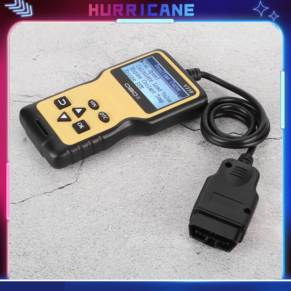 Hurricane Máy quét tự động MINI OBD2 Bộ đọc mã xe Kiểm tra lỗi cơ Công cụ chẩn đoán