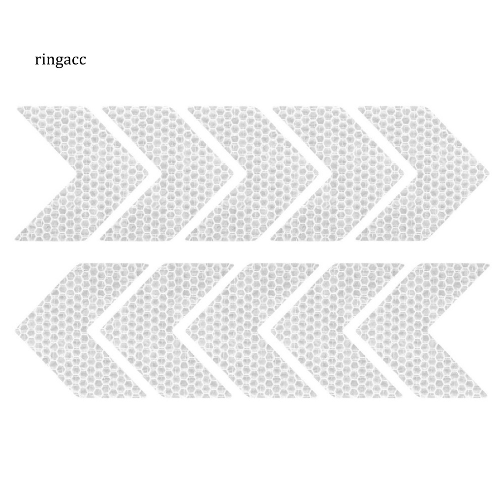 Set 10 Miếng Dán Phản Quang Tự Dính Bảo Vệ Thân Xe Hơi