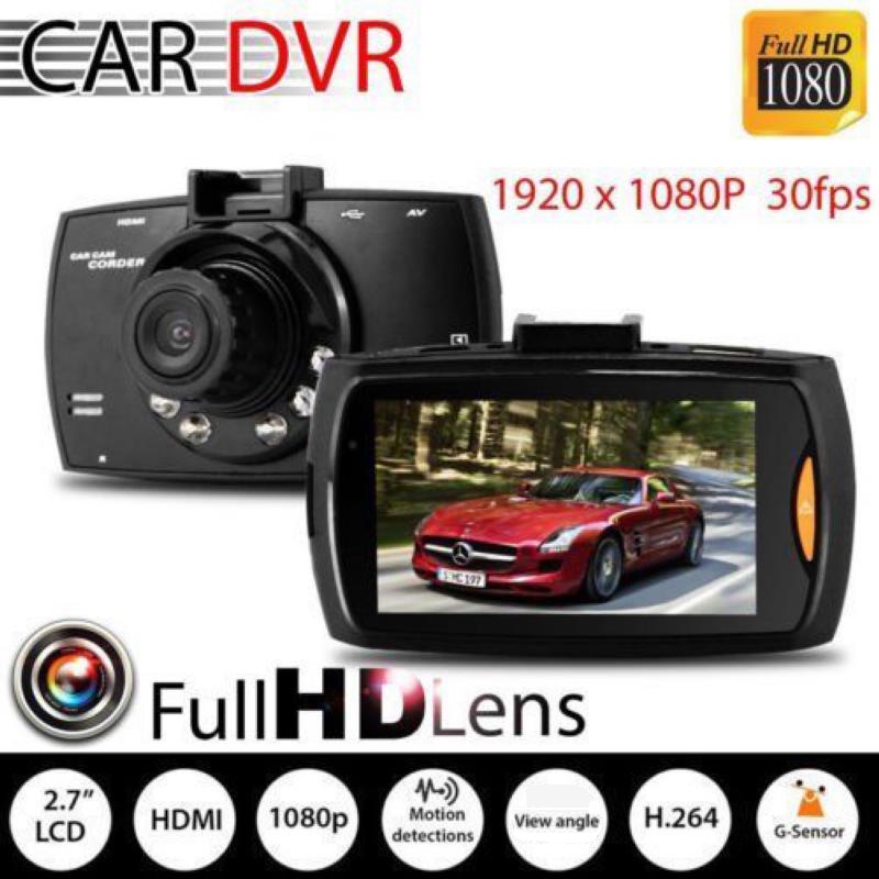 Camera Hành Trình DVR 2.7 "Cảm Ứng G Cho Xe Hơi, Màn Hình LCD 1080P