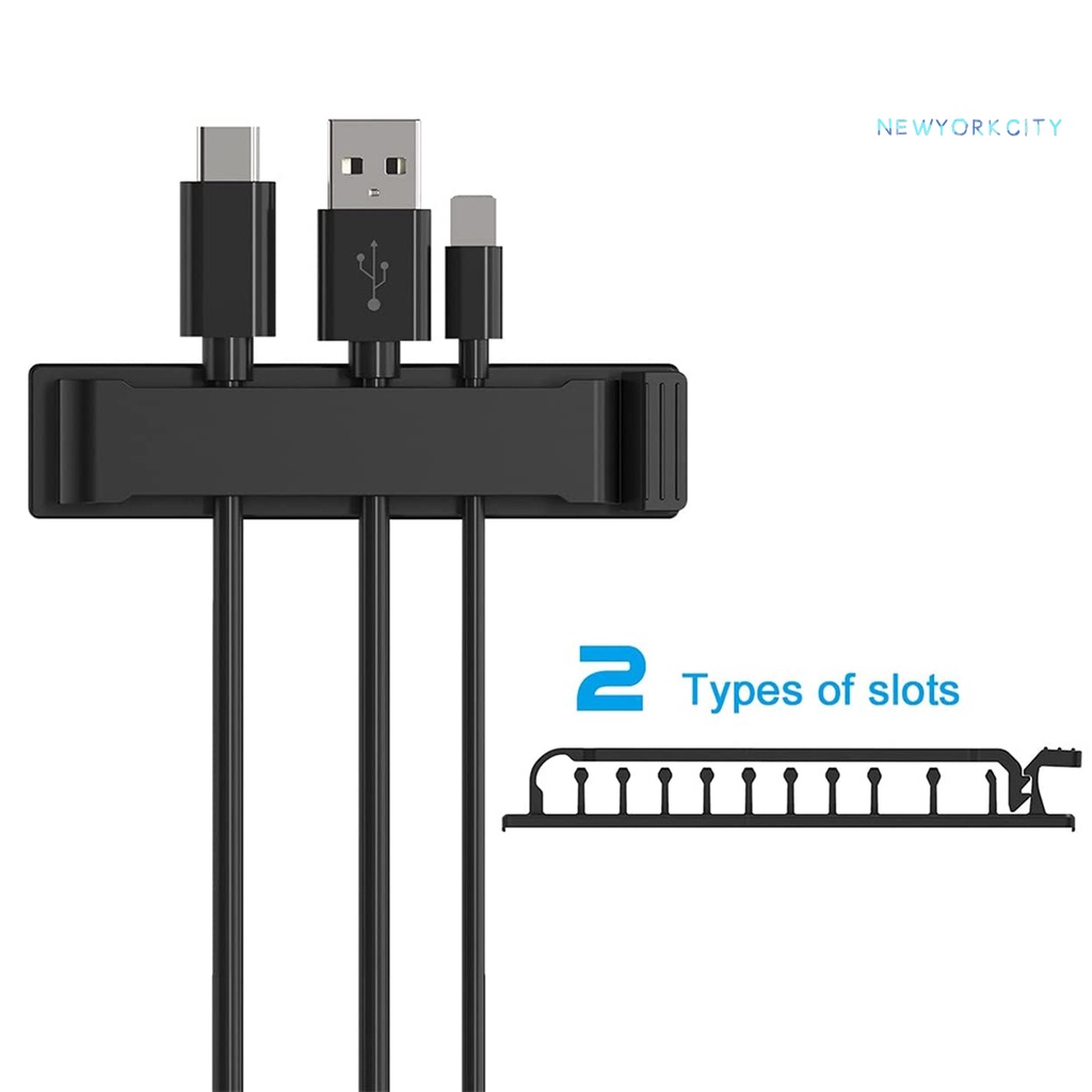 Giá Đỡ Dây Cáp Gắn Tường Tự Dính Tiết Kiệm Không Gian Đa Năng Cl