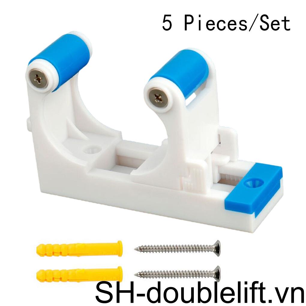 Móc Treo Bánh Xe Đạp Gắn Tường Bằng Nhựa Màu Trắng / Đen