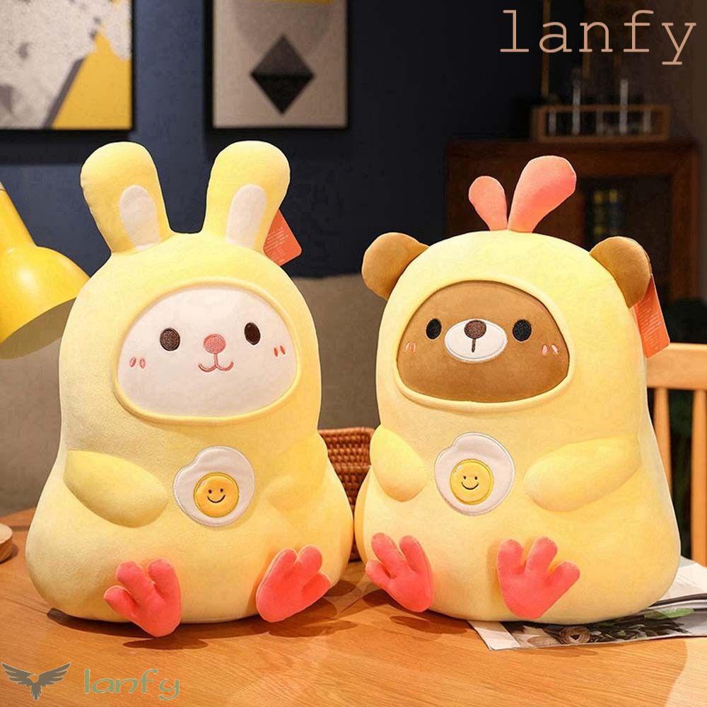 LANFY Thỏ Nhồi Bông Mềm Mại Dễ Thương Cho Bé