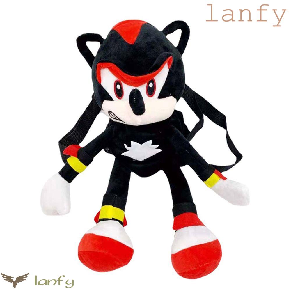 LANFY Ba Lô Nhồi Bông Hình Chuột Sonic Dễ Thương
