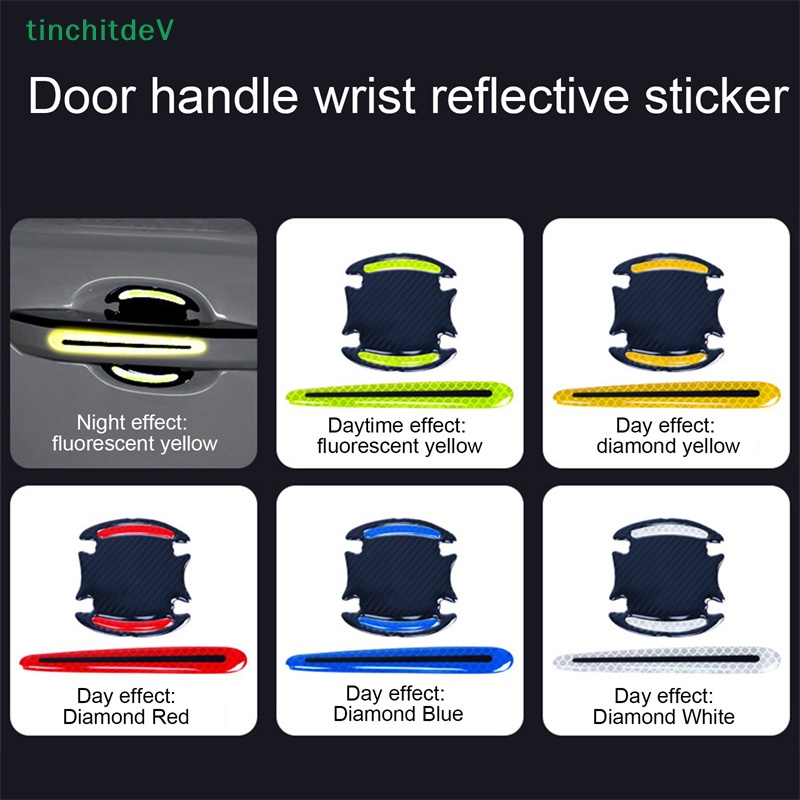 [TinchitdeV] Sticker Sợi Carbon 3D Dán Tay Cầm Cửa Xe Hơi Chống Trầy Xước [Mới]