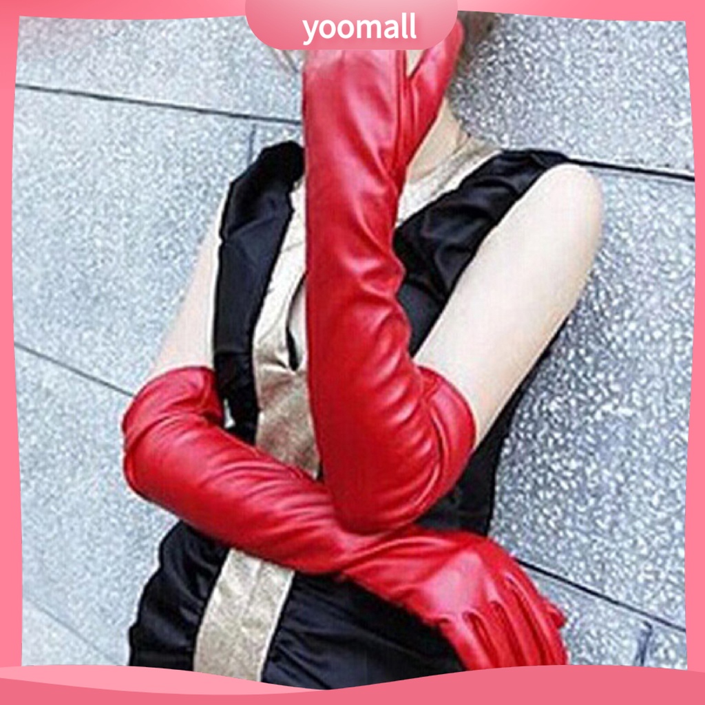 Găng Tay Giả Da Chống Gió Hở Ngón Tiện Dụng Khi Đi Mua Sắm