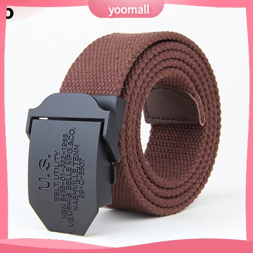 Thắt Lưng Màu Trơn Khóa Cài Thời Trang Thường Ngày Cho Nam