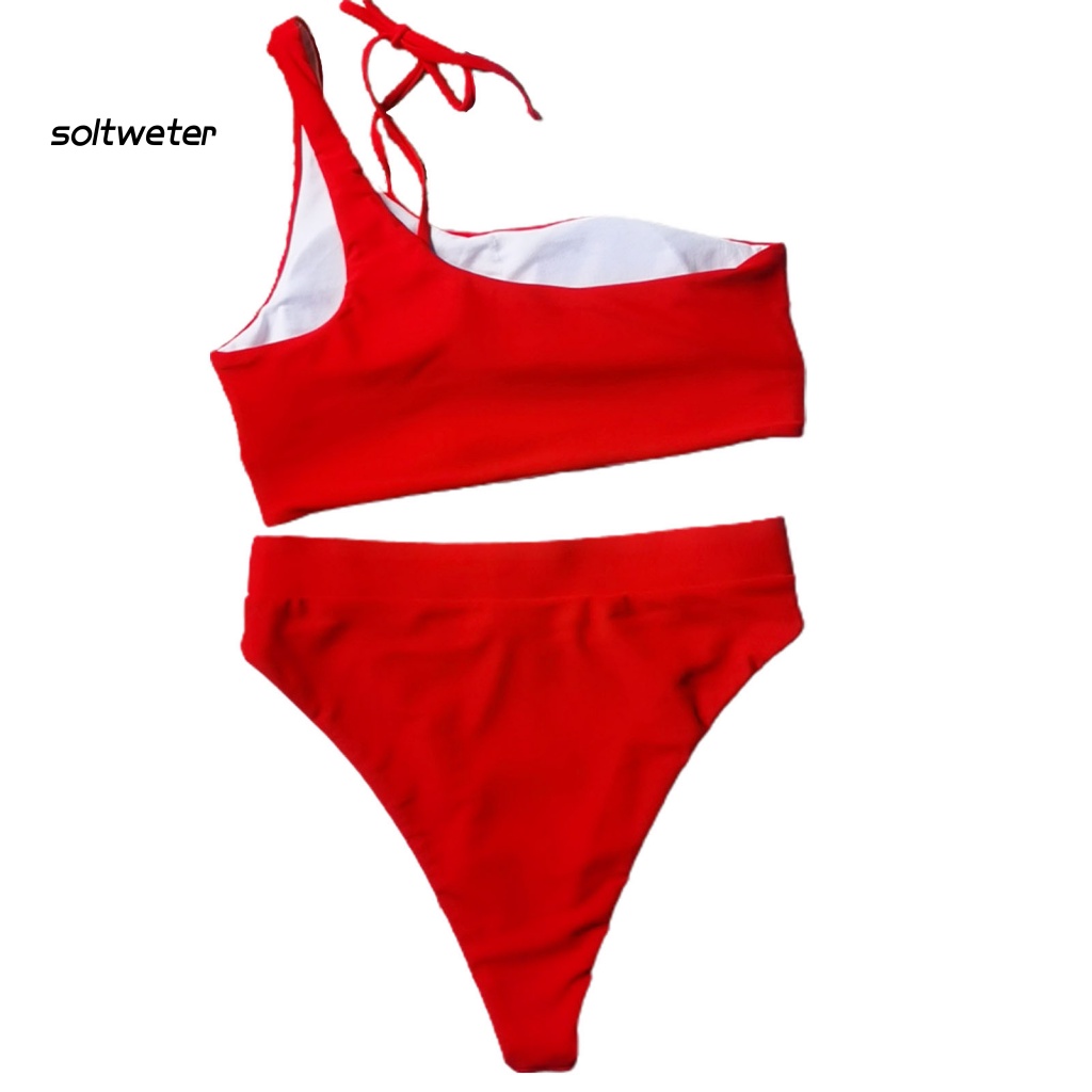 Bộ Đồ Bơi Một Mảnh Lưng Cao Khoét Vai Gợi Cảm Cho Nữ