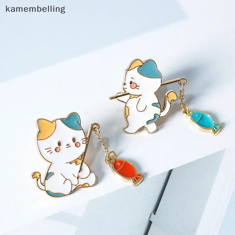 Trâm Cài Áo Hình Mèo Dễ Thương Sáng Tạo