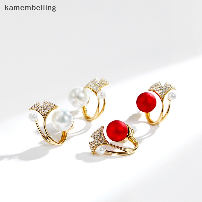 1 Đôi Khuyên Tai Nữ Đính Ngọc Thời Trang