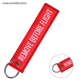 Móc Khóa Thêu Chữ Remove Before Flight 13 * 3CM